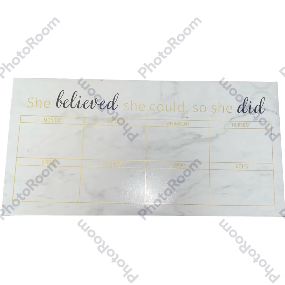Week dry erase board